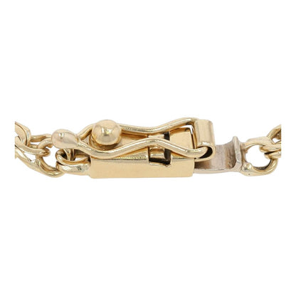 14K Gold Entwined Link Chain Bracelet