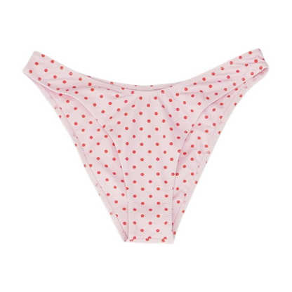 Pink Polka Dot Swim Bottom