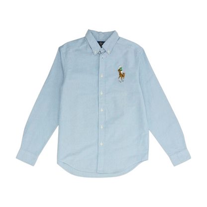 Blue Long Sleeve Button Down
