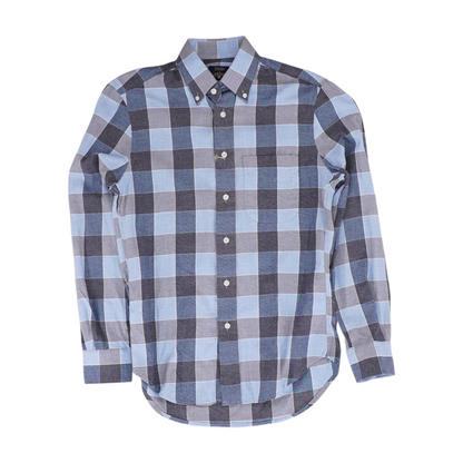 Blue Check Flannel Button Down