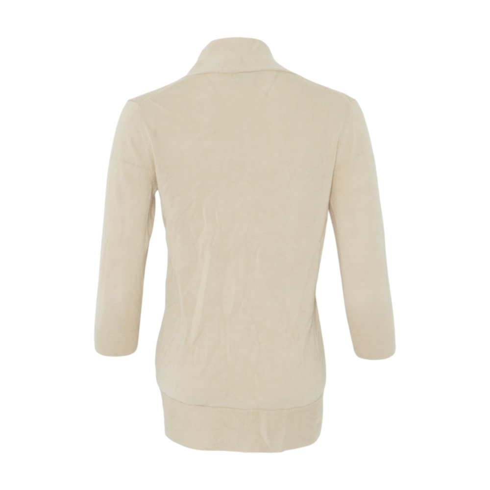 Beige Cardigan Sweater