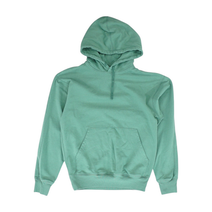 Green Solid Hoodie Pullover