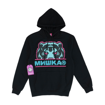 Black Solid Hoodie Pullover