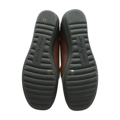 Brown Slip-On Flats