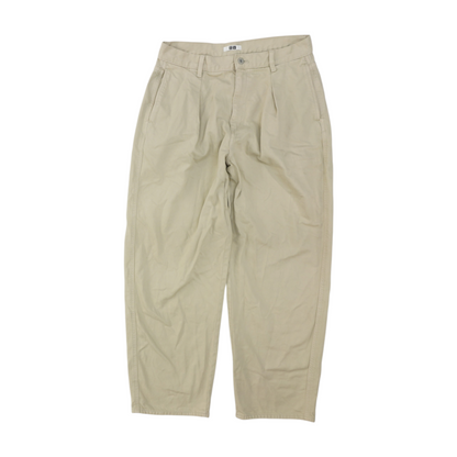 Cream Straight Jeans