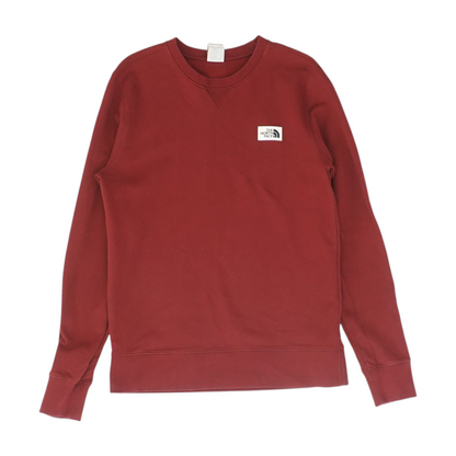 Red Solid Sweatshirt Pullover