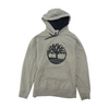 Gray Solid Hoodie Pullover