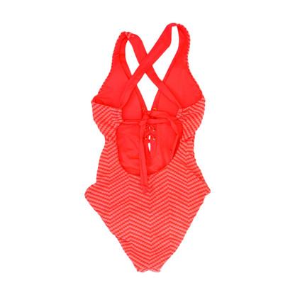 Coral Print One-Piece