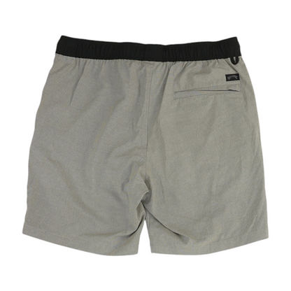 Gray Striped Active Shorts