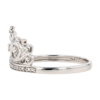 1/10 ctw Sterling Silver Diamond Fashion Ring