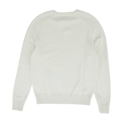 Ivory Solid Pullover Sweater
