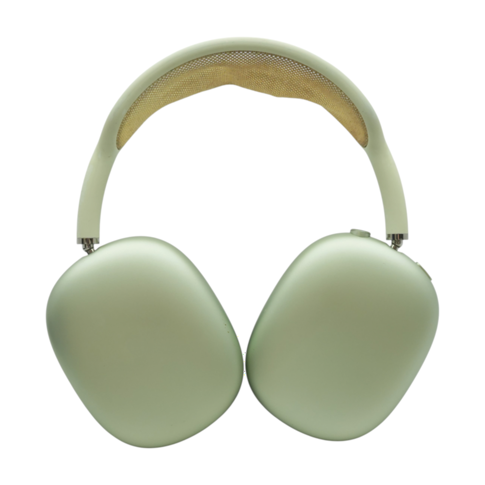 Green AirPods Max (Lightning) Noise Cancelling Headphones With Blue Earpads