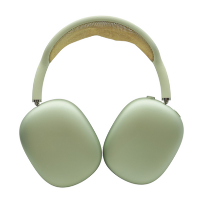 Green AirPods Max (Lightning) Noise Cancelling Headphones With Blue Earpads