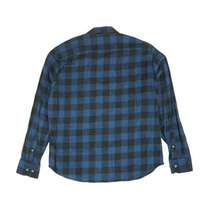 Blue Check Flannel Button Down