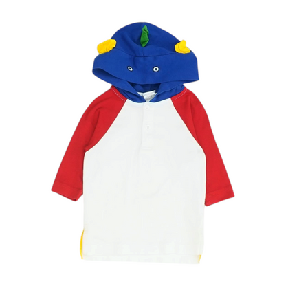 Multi Color Block Henley T-Shirt
