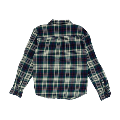Multi Plaid Flannel Button Down