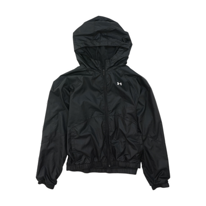 Black Solid Active Jacket