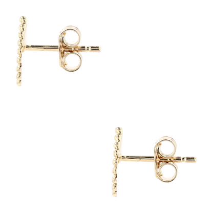 1/10 ctw 14K Yellow Gold Diamond Stud Earrings