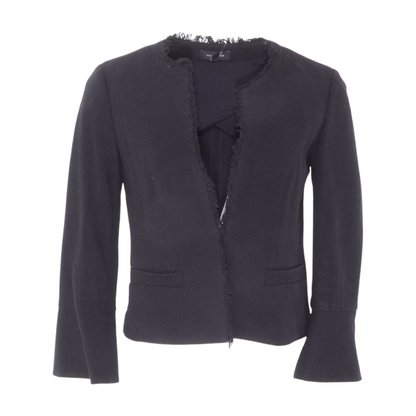 Black Solid Blazer