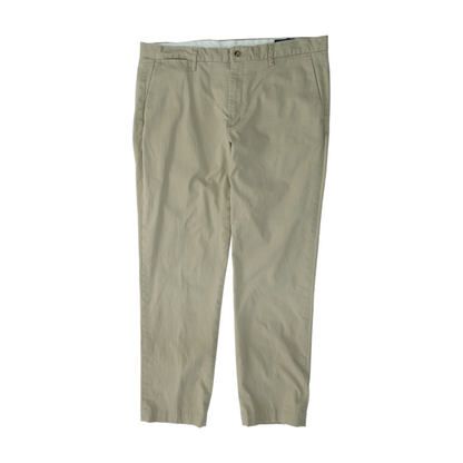 Beige Straight Pants