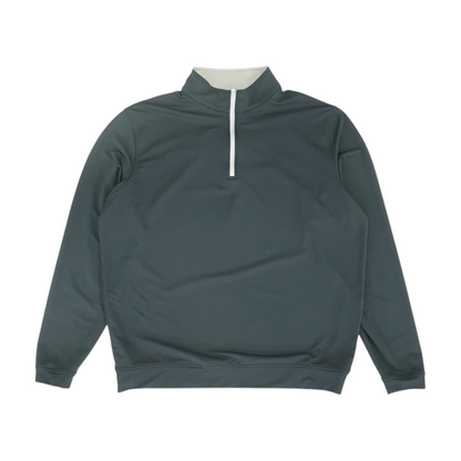 Black Solid 1/4 Zip Pullover