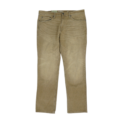 Khaki Straight Jeans