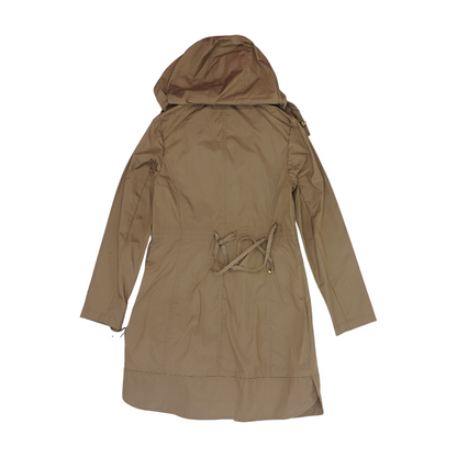 Tan Solid Rain Coat
