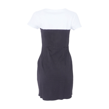 Black Striped Mini Dress