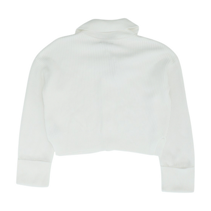 White Cardigan Sweater