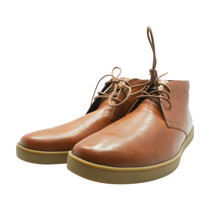 Brown Lace-Up Dress Shoes