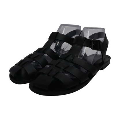 Black Flat Sandals