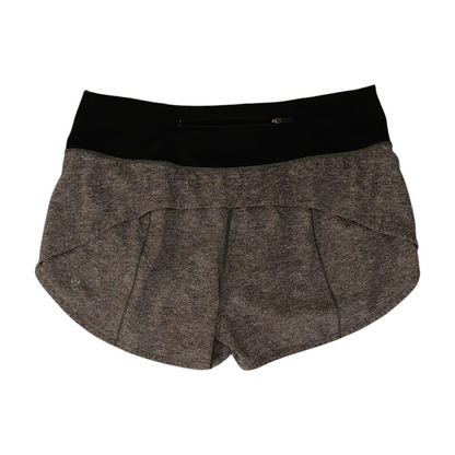 Gray Solid Active Shorts