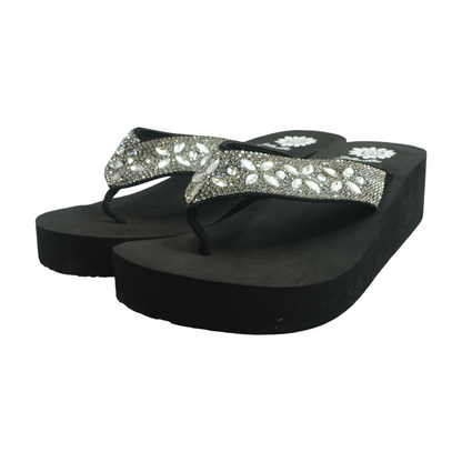 Black Flip-Flop Sandals