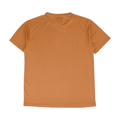 Orange Solid Active T-Shirt