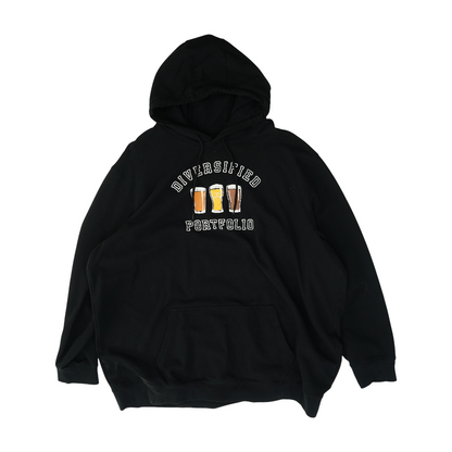 Black Tall Graphic Hoodie Pullover