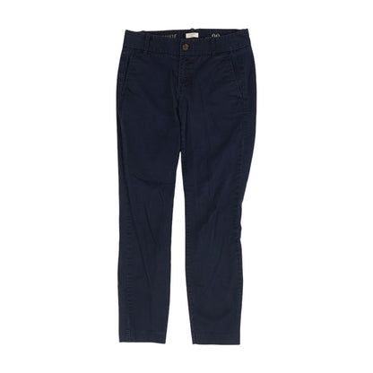 Navy Solid Chino Pants