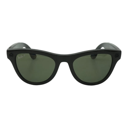 Black Wayfarer Smart Glasses