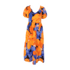 Multi Print Midi Dress