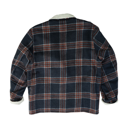 Navy Plaid Jacket
