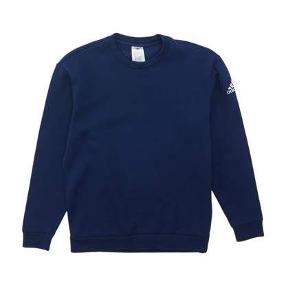 Navy Solid Sweatshirt Pullover