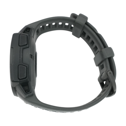 45mm Instinct Solar Black Smartwatch Black Band M/L