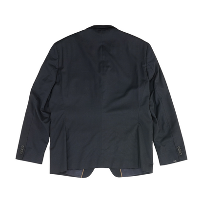Navy Check Suit Jacket