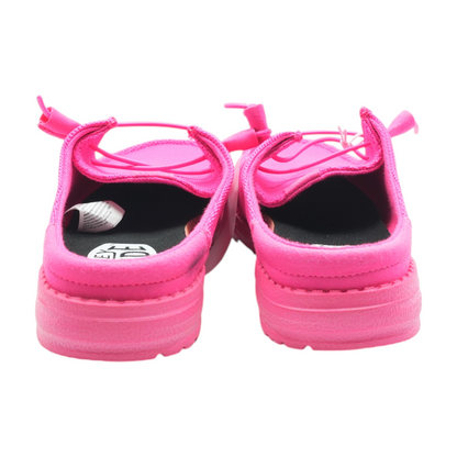 Neon Pink Flats