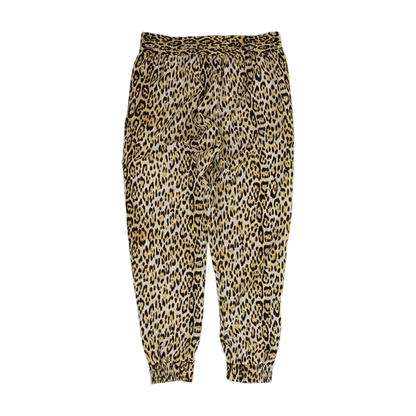 Brown Animal Print Pants