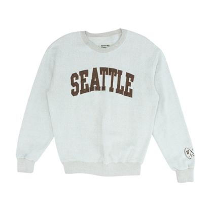 Beige Solid Sweatshirt Pullover