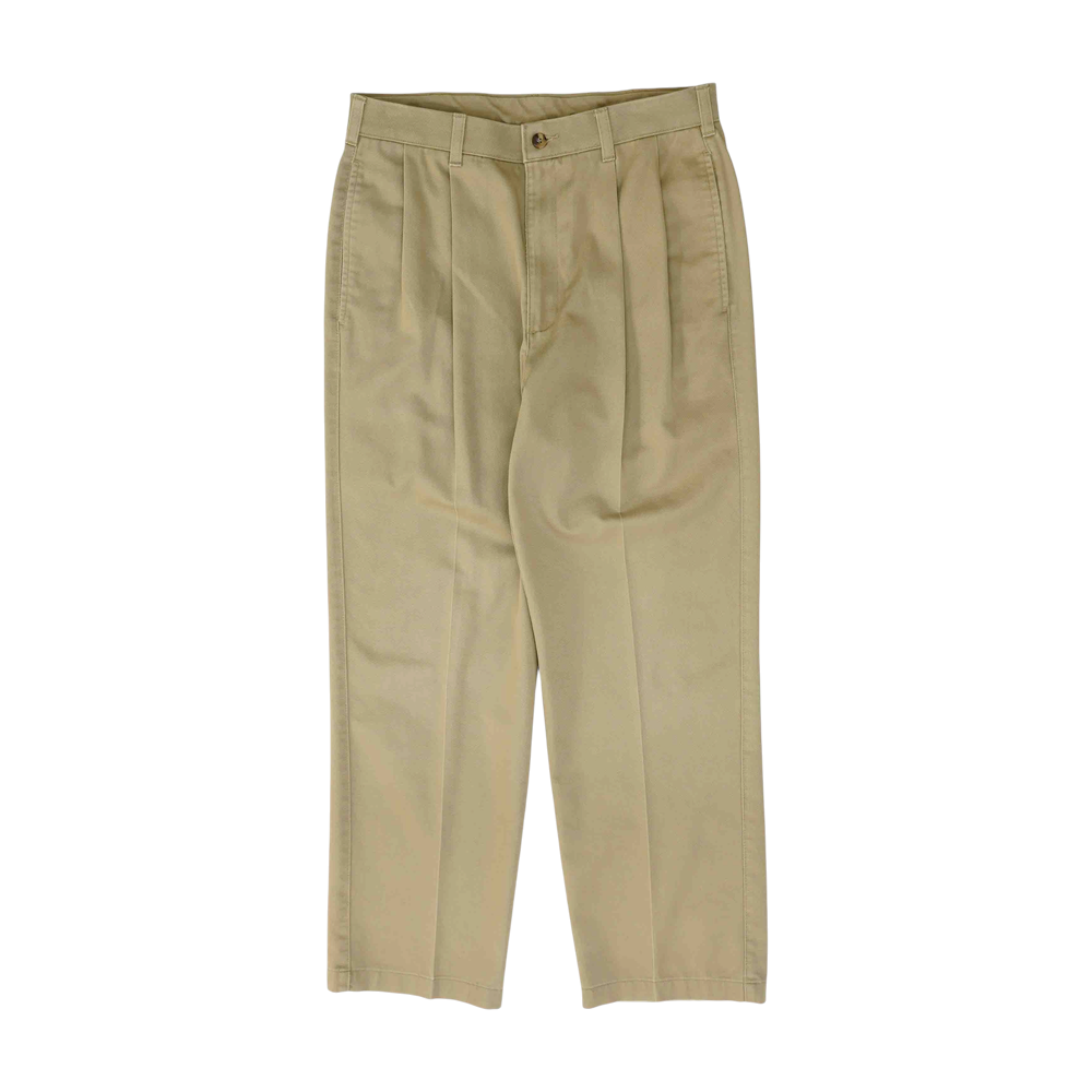 Khaki Straight Pants