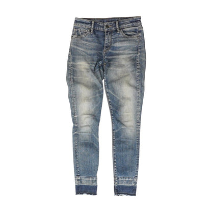 Blue Solid Jeans