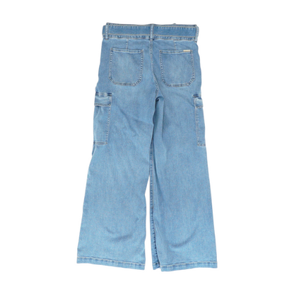 Blue Wide Leg Jeans
