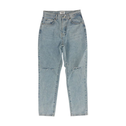 Blue Solid Jeans