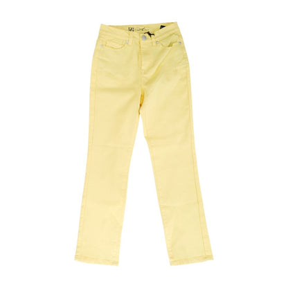 Yellow High Rise Relaxed Jeans